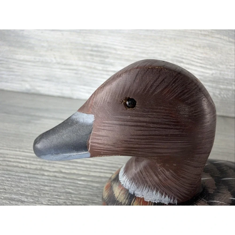 3 Vtg Hand Painted Wooden Ducks Figurines People's Republic Of China Numbered